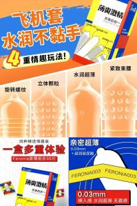 菲罗尼亚 超薄避孕套 四合一 36只