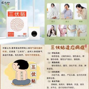 张太和 三伏贴艾草贴30贴*3盒