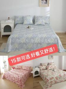 柳庭家纺 长绒棉60支外贸贡缎床单 240*260cm