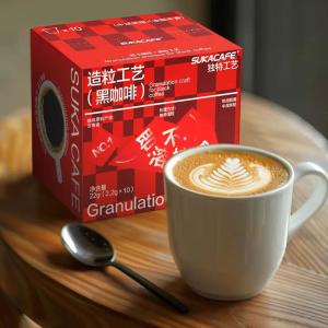 苏卡 美式速溶黑咖啡粉 10粒*4盒