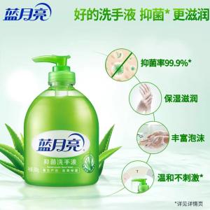 蓝月亮 芦荟抑菌洗手液500g*2瓶+2瓶补