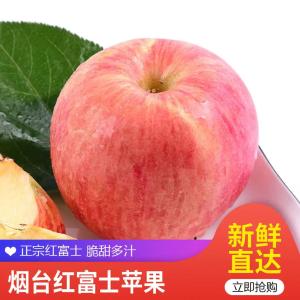 佑嘉木 烟台红富士苹果 净重4.5斤