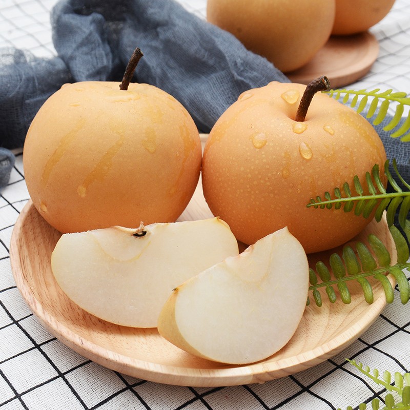 佑嘉木 正宗山东莱阳秋月梨 净重4.5斤