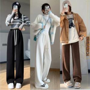 有只绵 垂感显瘦阔腿裤 均码