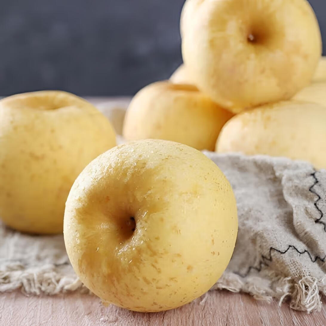 佑嘉木 奶油黄金富士苹果 净重4.5斤