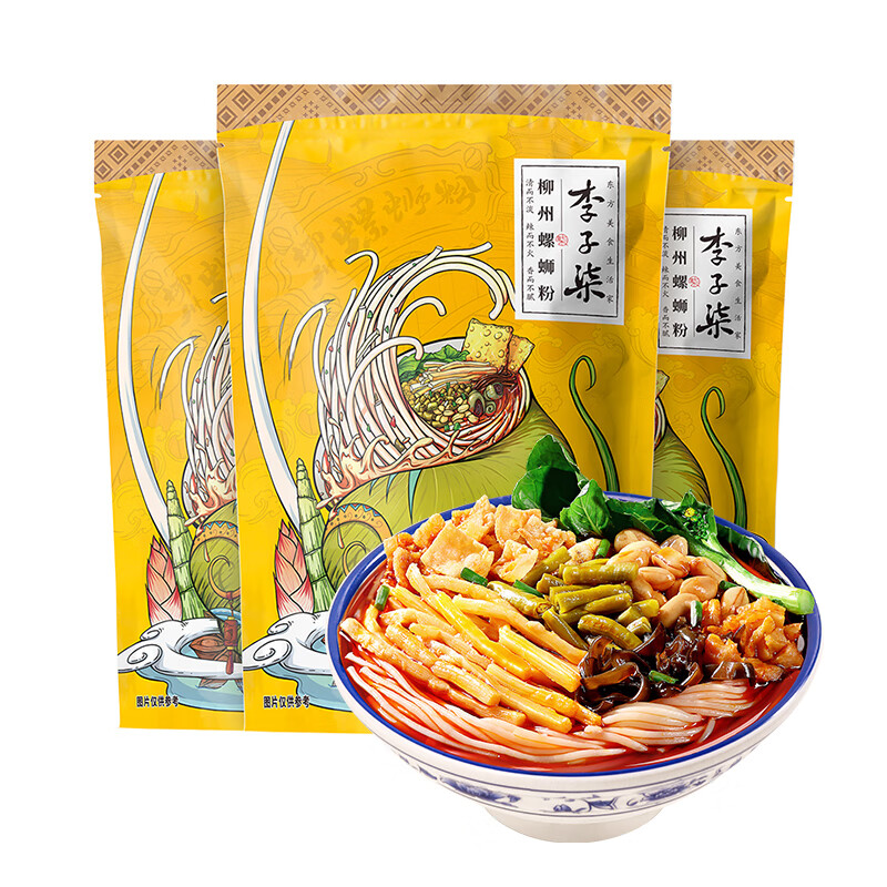 李子柒 广西柳州螺蛳粉330gx3袋