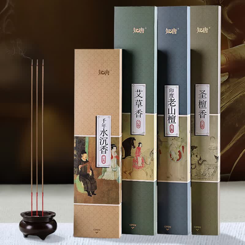 知唐 玉檀贡香竹签香150g