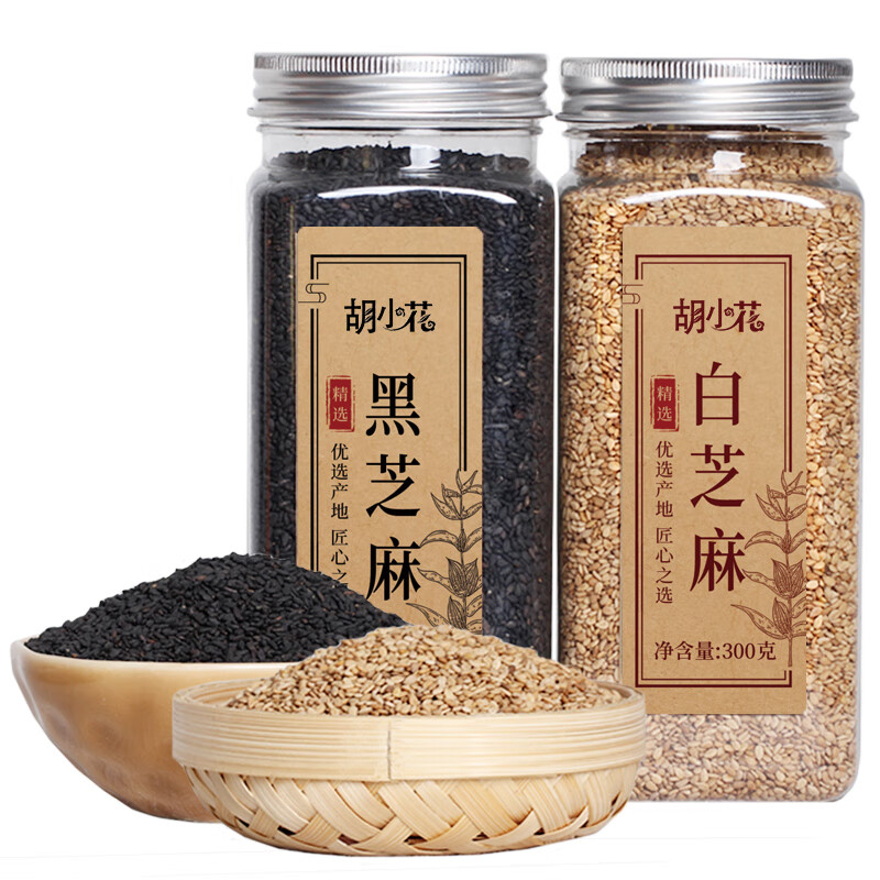 陌上花开 熟黑白芝麻2罐